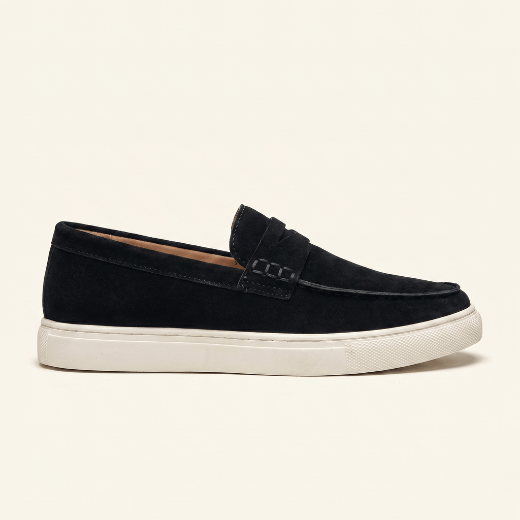 Men's Suede Penny Loafer Sneaker