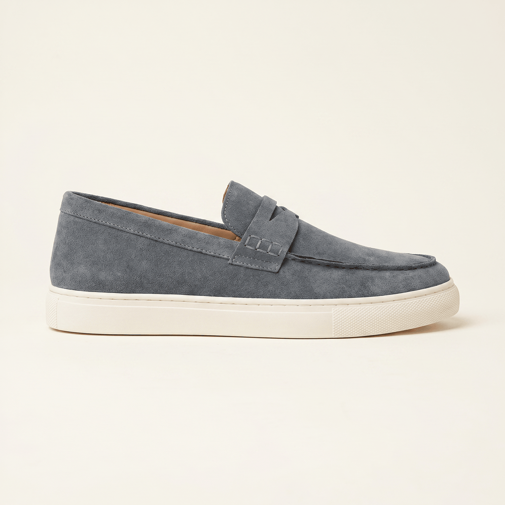 Men's Suede Penny Loafer Sneaker