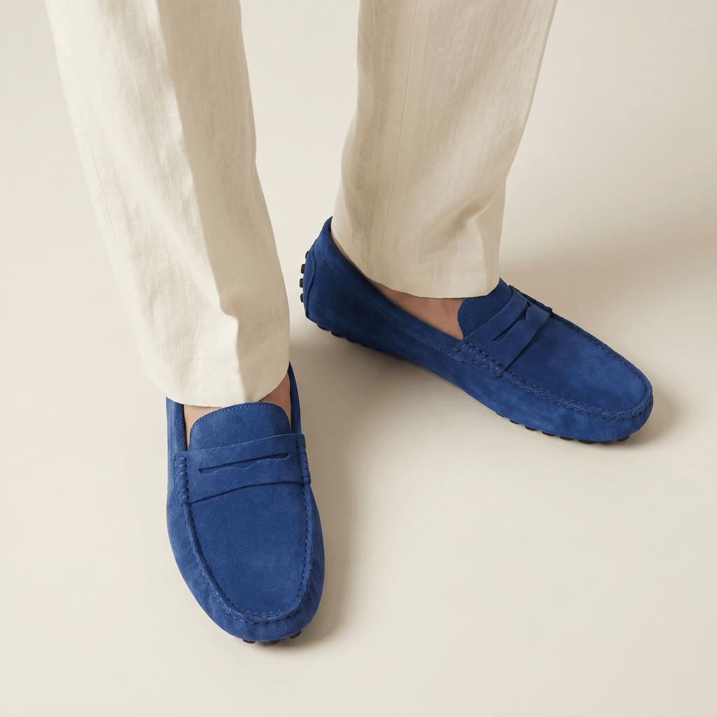 Men's Soft Suede Band Loafer
