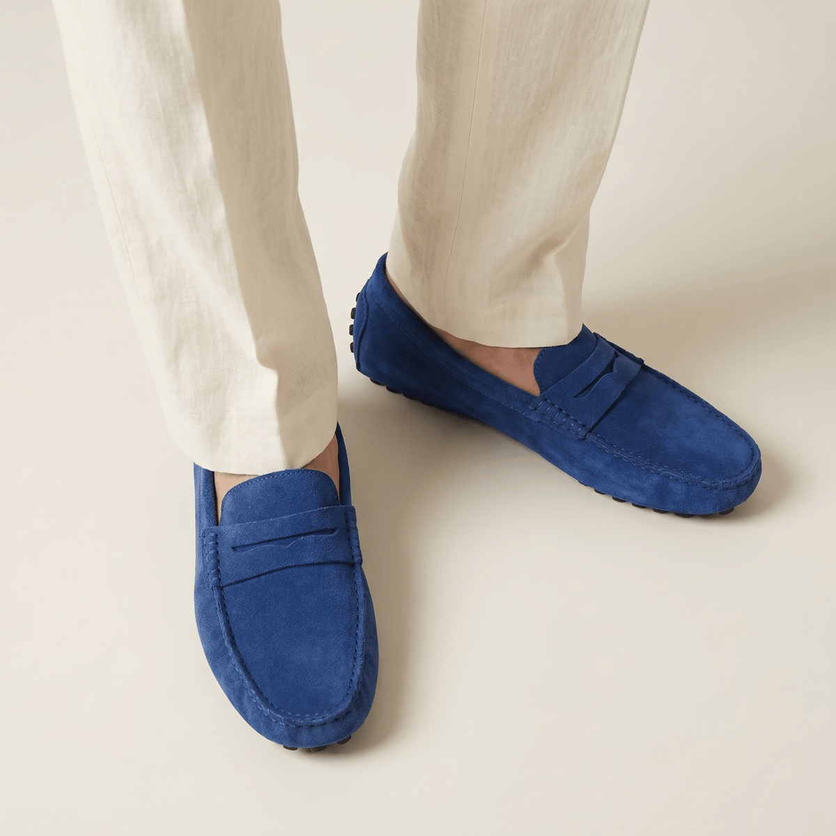 Men's Soft Suede Band Loafer