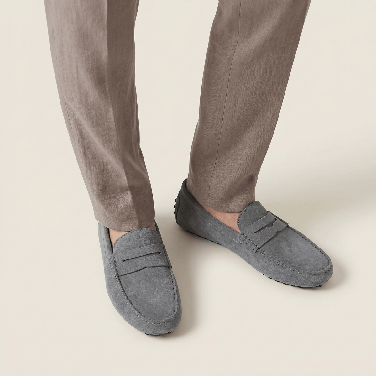 Men's Soft Suede Band Loafer
