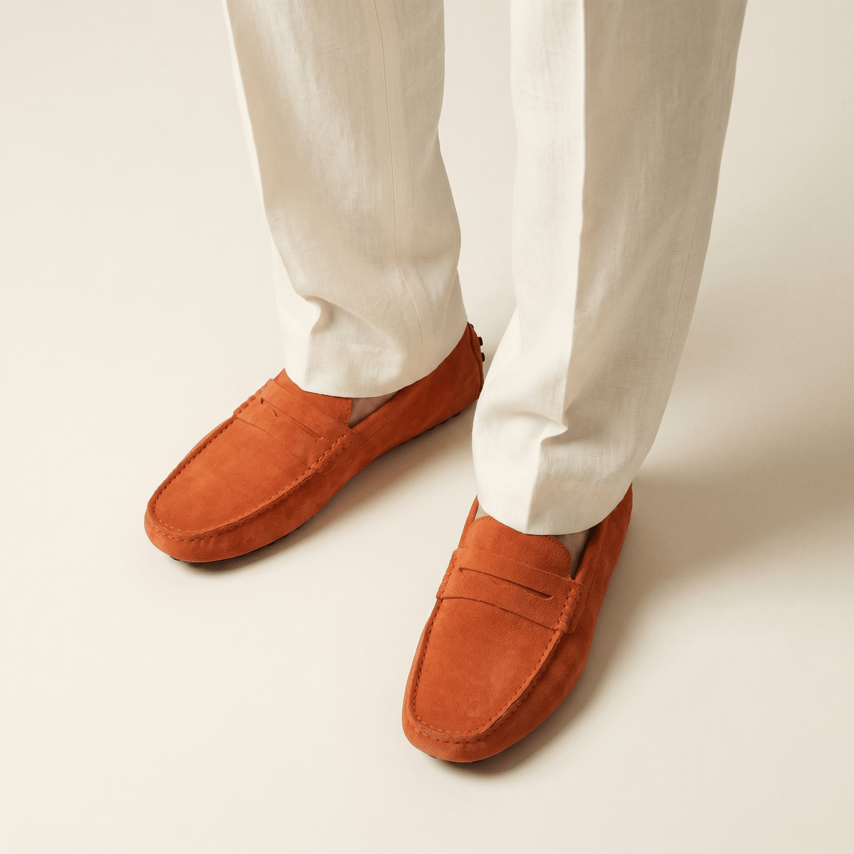 Men's Soft Suede Band Loafer