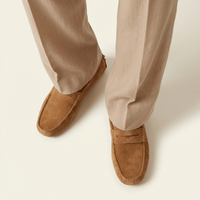 Men's Soft Suede Band Loafer