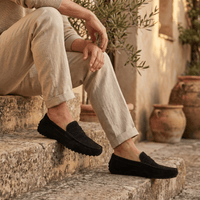 Men's Soft Suede Band Loafer