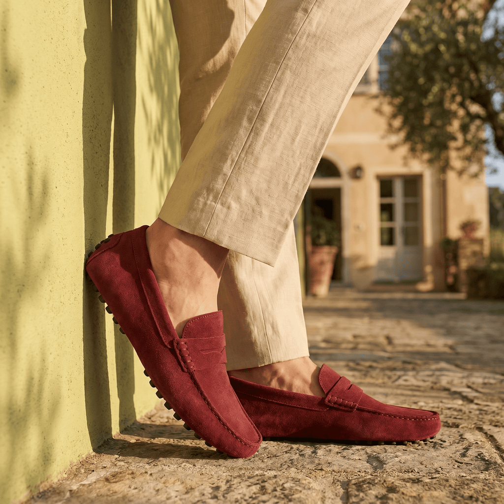 Men's Soft Suede Band Loafer