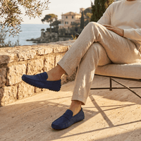 Men's Soft Suede Band Loafer