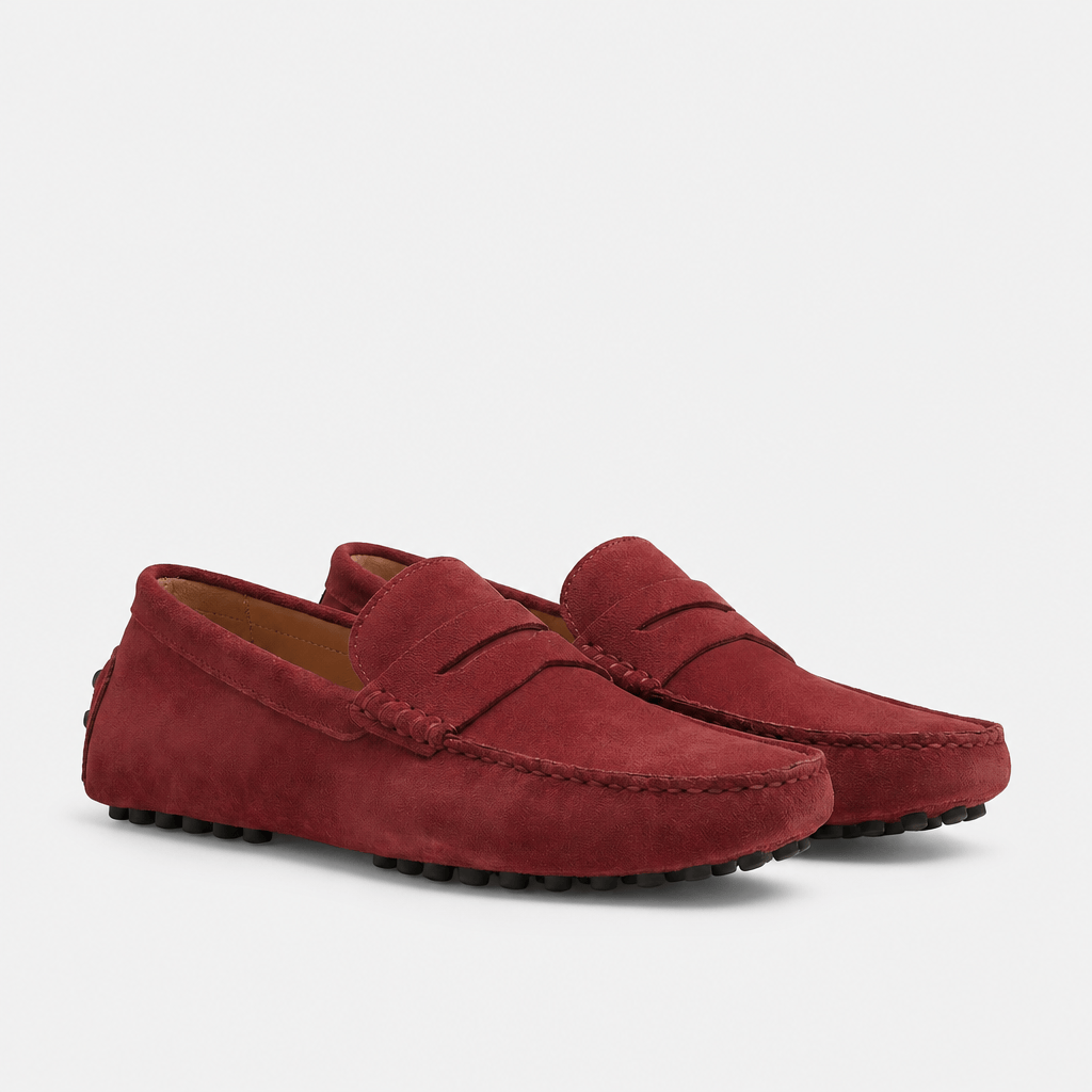 Men's Soft Suede Band Loafer