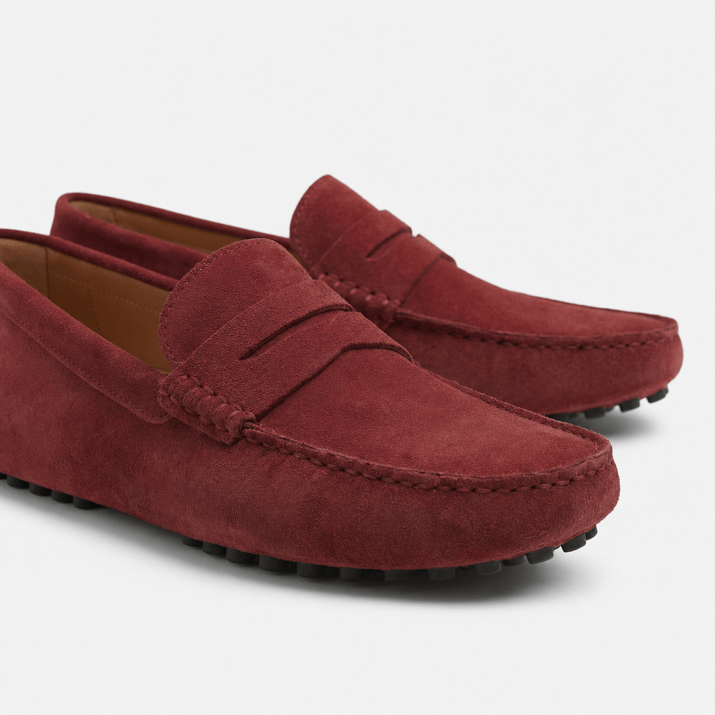 Men's Soft Suede Band Loafer