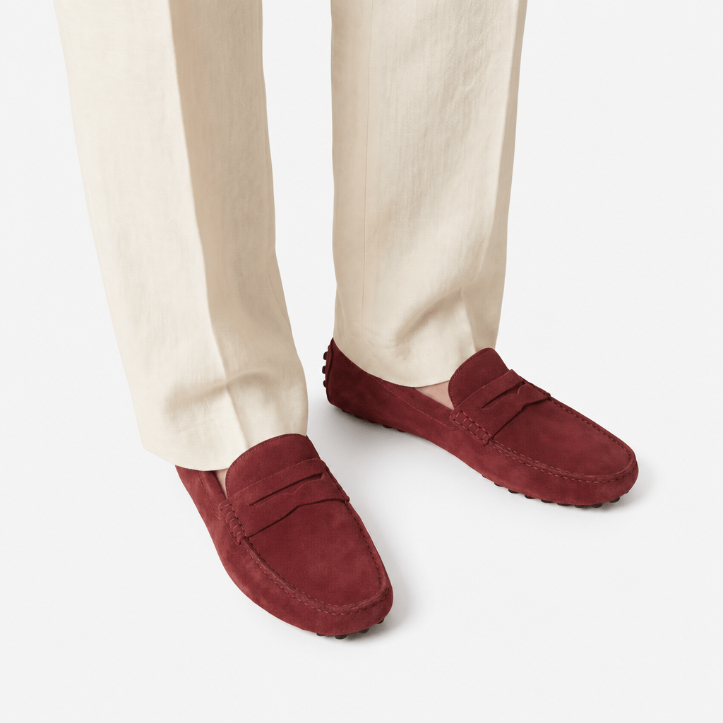 Men's Soft Suede Band Loafer