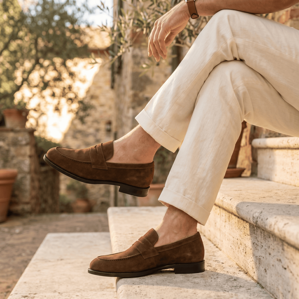 Suede Penny Loafer