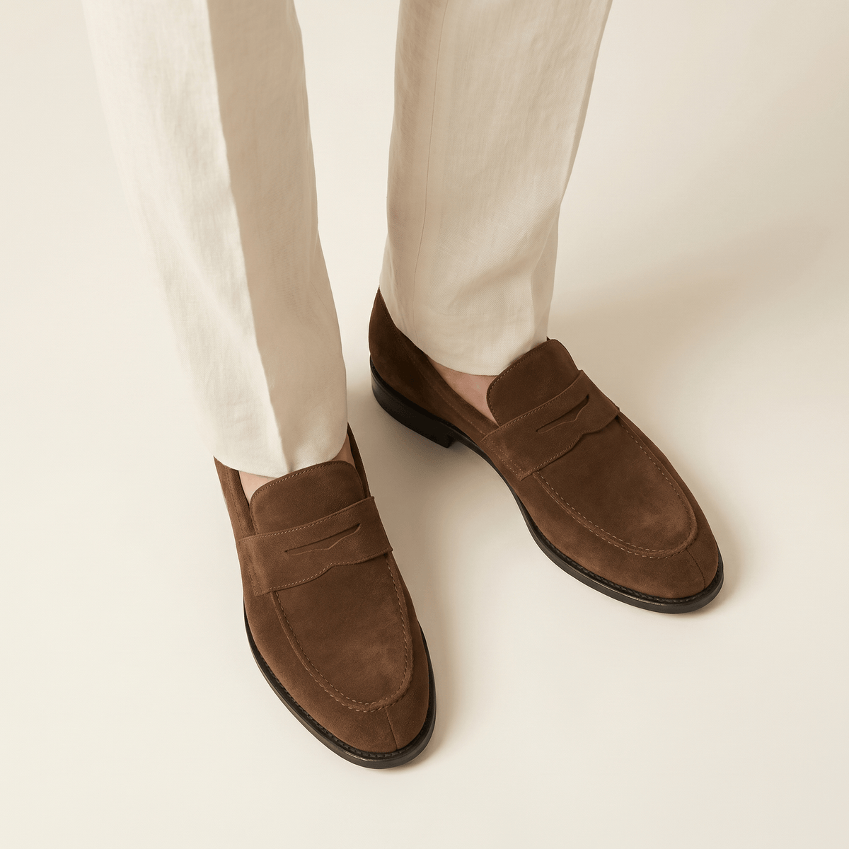 Suede Penny Loafer