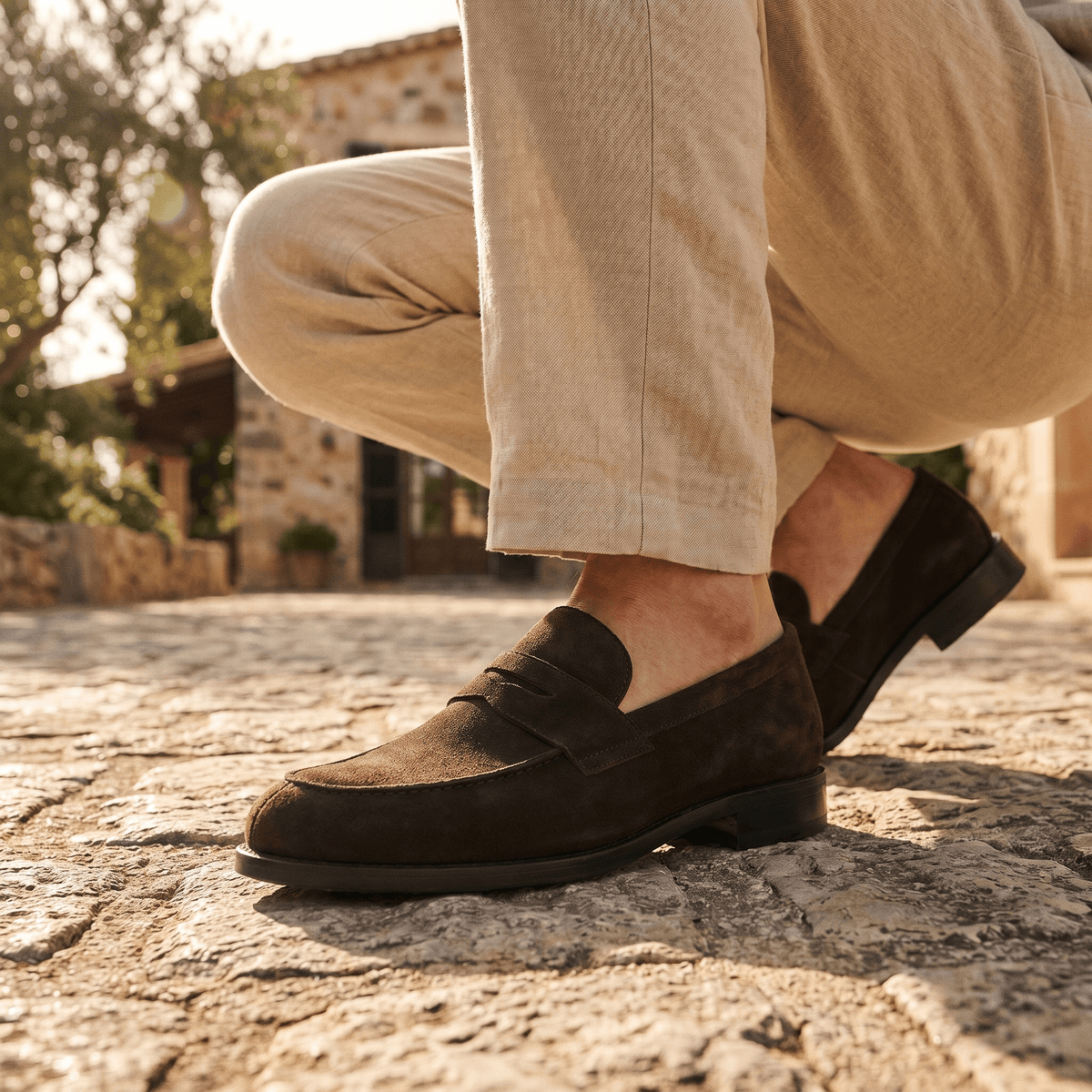 Suede Penny Loafer