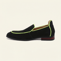 Two-Tone Leather Slip-On Loafer