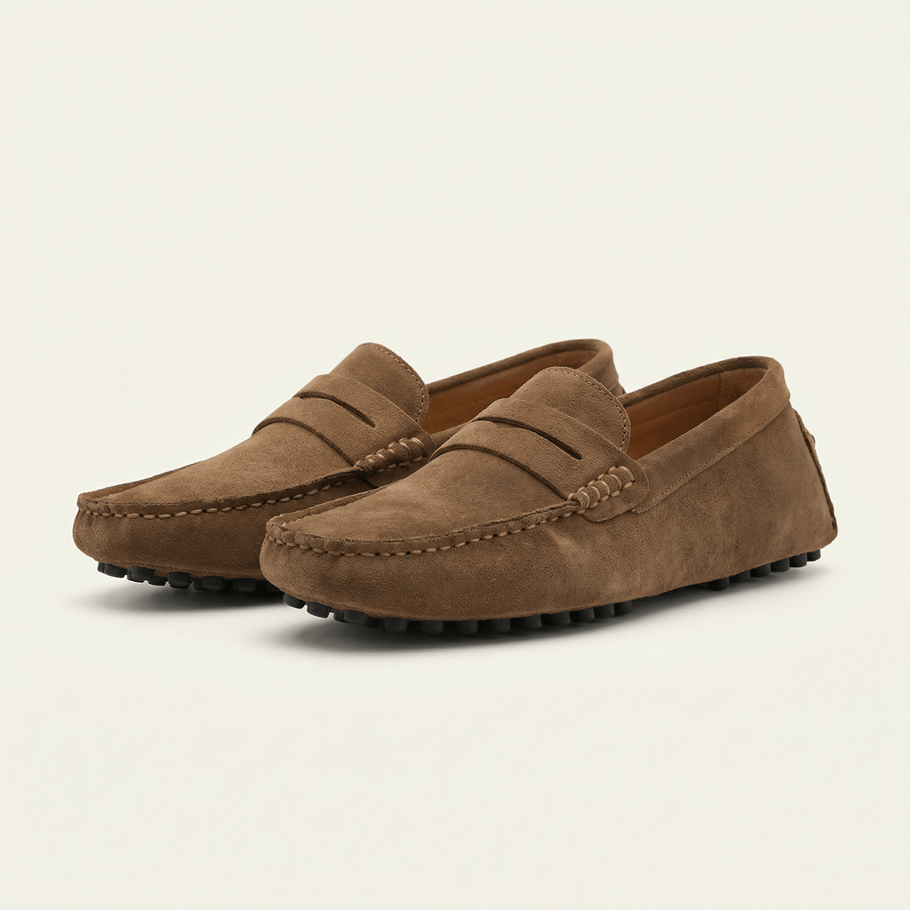 Men's Soft Suede Band Loafer