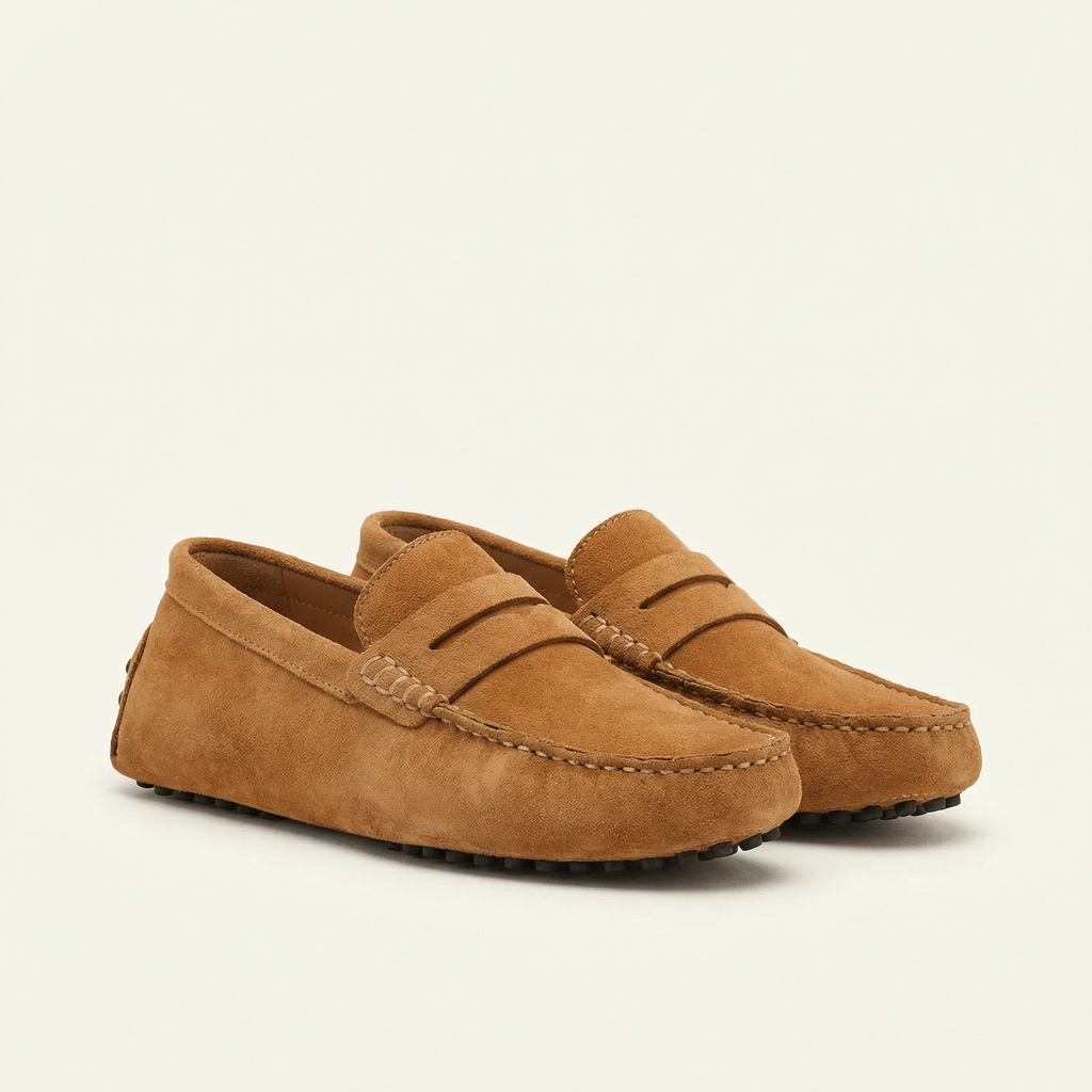 Men's Soft Suede Band Loafer