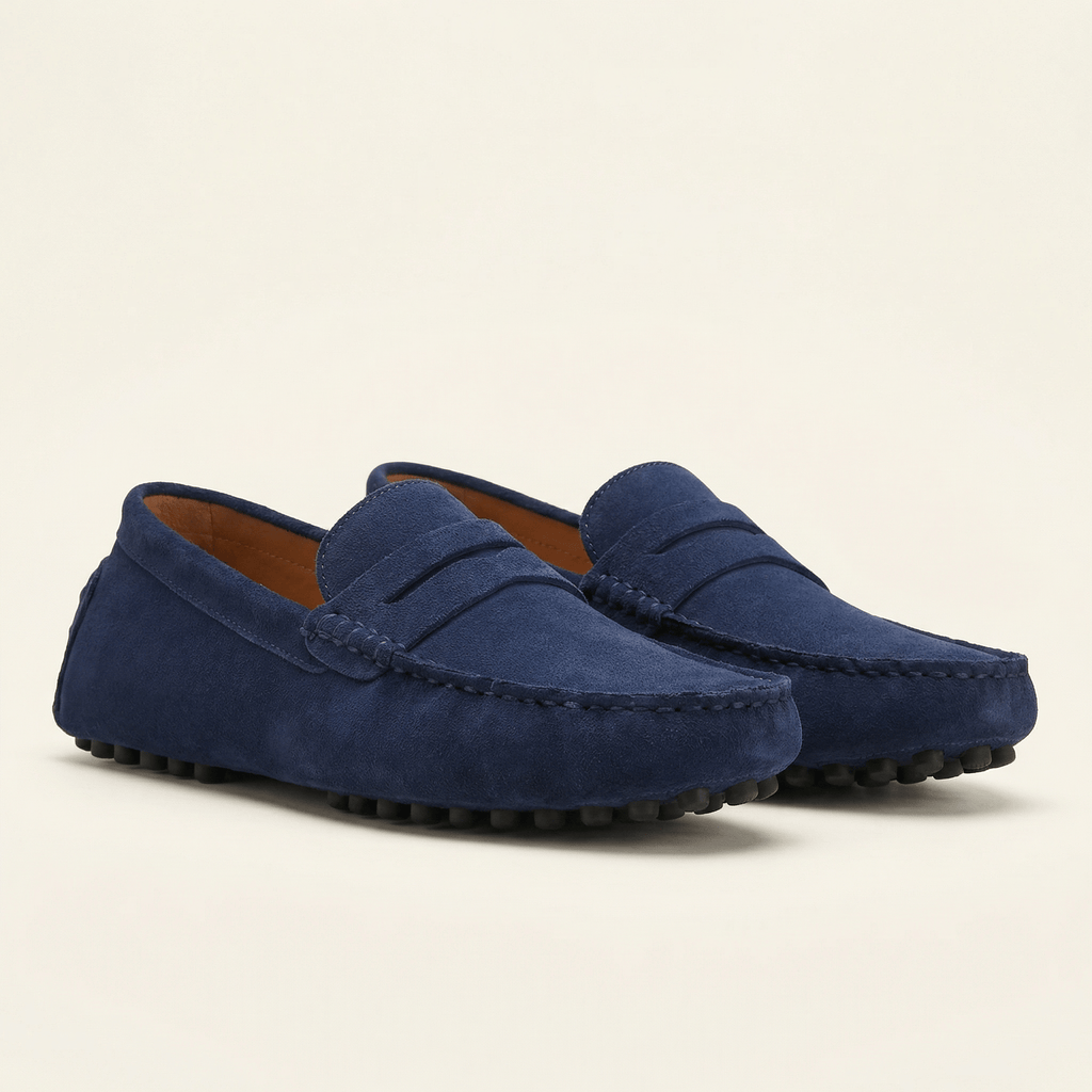 Men's Soft Suede Band Loafer
