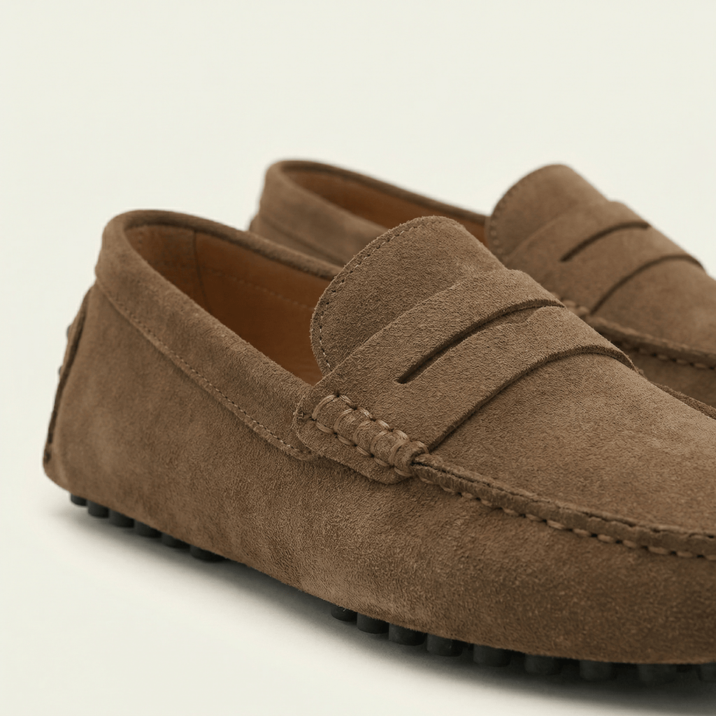 Men's Soft Suede Band Loafer