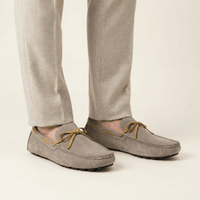 Driving-Style Loafer with Decorative Lace