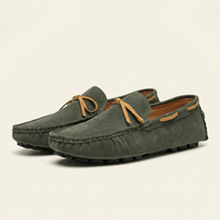 Driving-Style Loafer with Decorative Lace