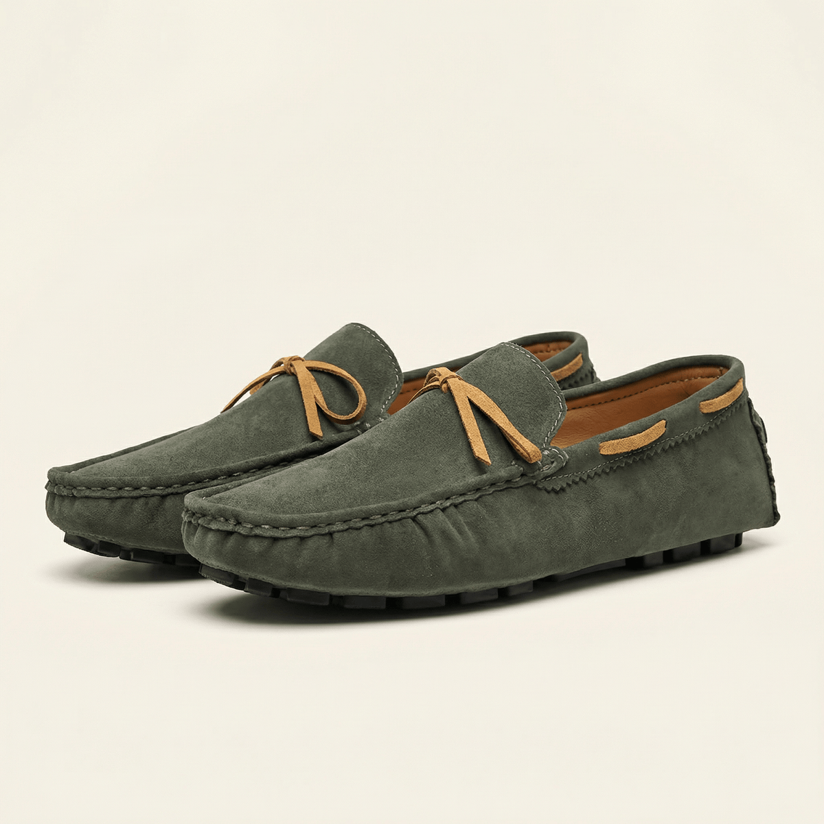 Driving-Style Loafer with Decorative Lace