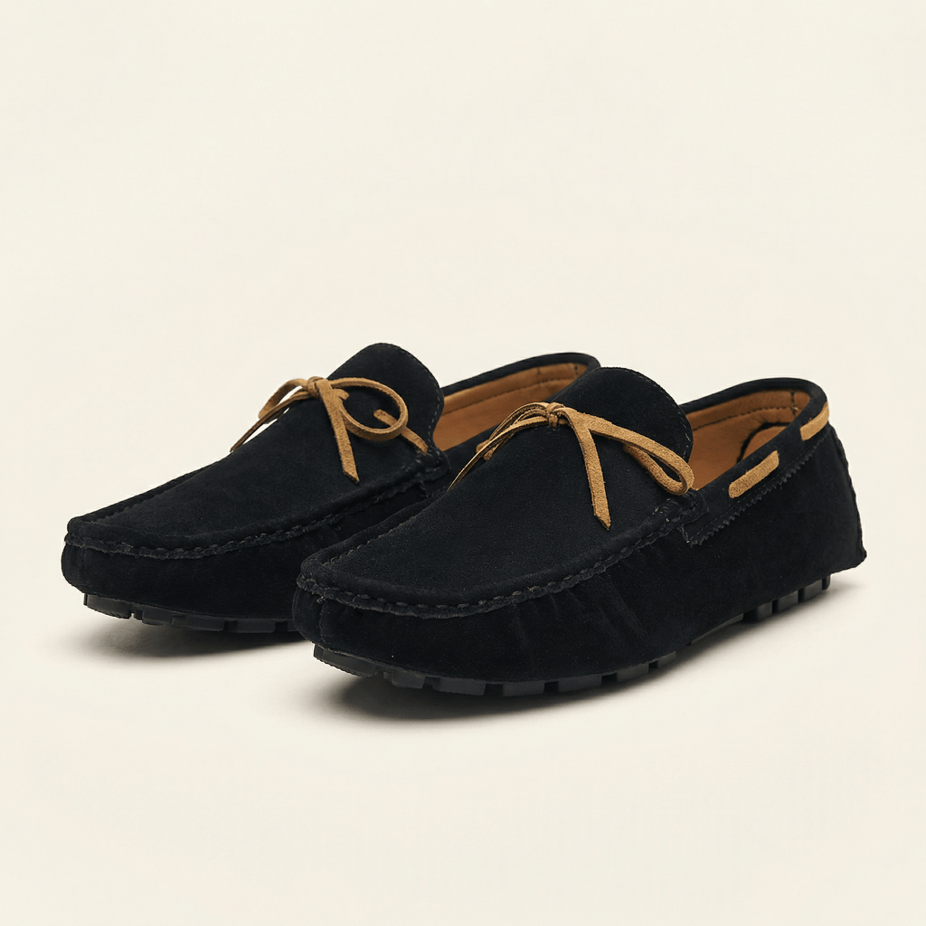 Driving-Style Loafer with Decorative Lace