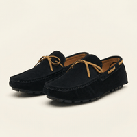 Driving-Style Loafer with Decorative Lace
