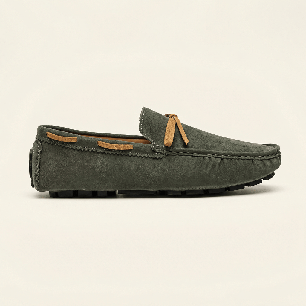 Driving-Style Loafer with Decorative Lace