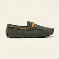 Driving-Style Loafer with Decorative Lace