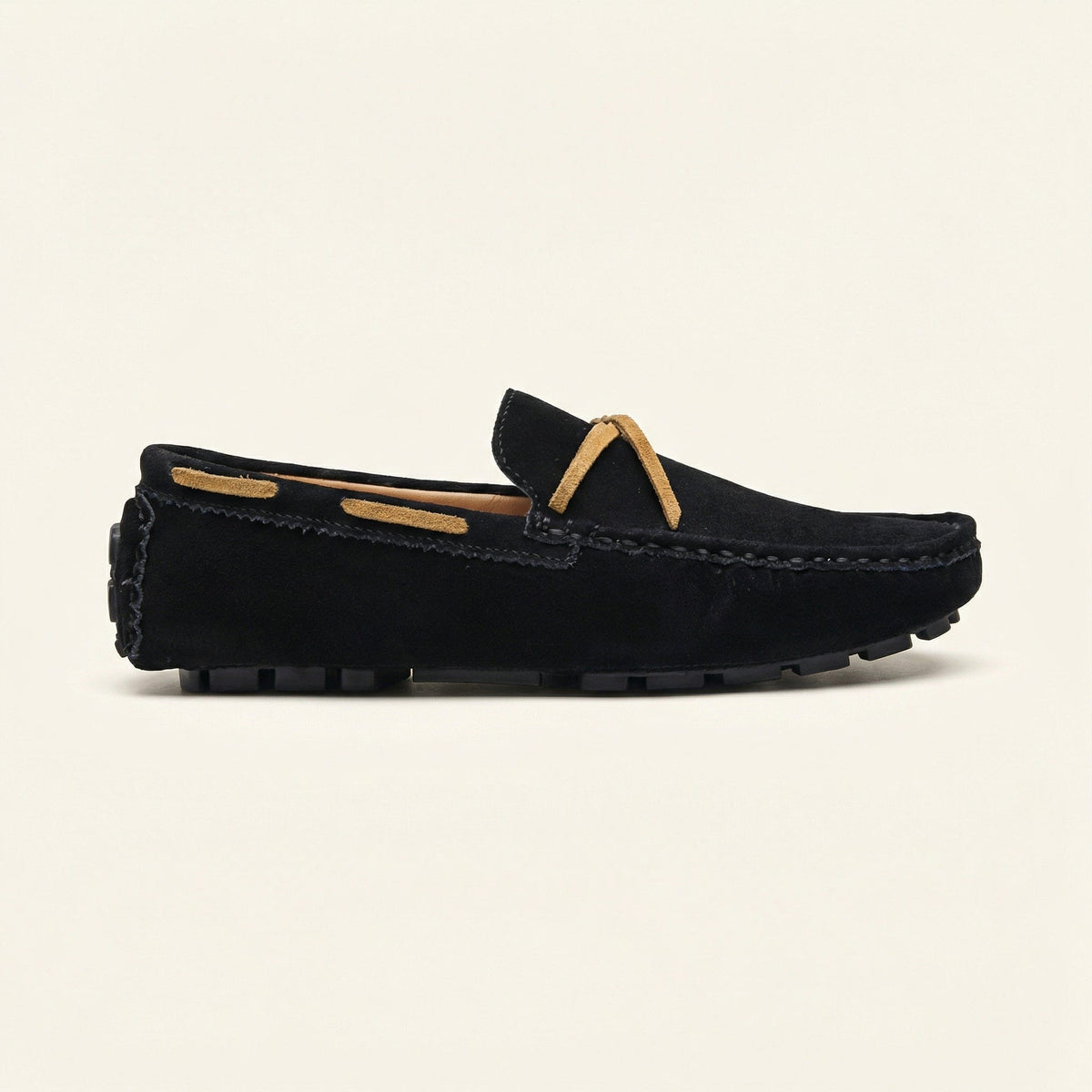Driving-Style Loafer with Decorative Lace