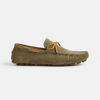 Driving-Style Loafer with Decorative Lace