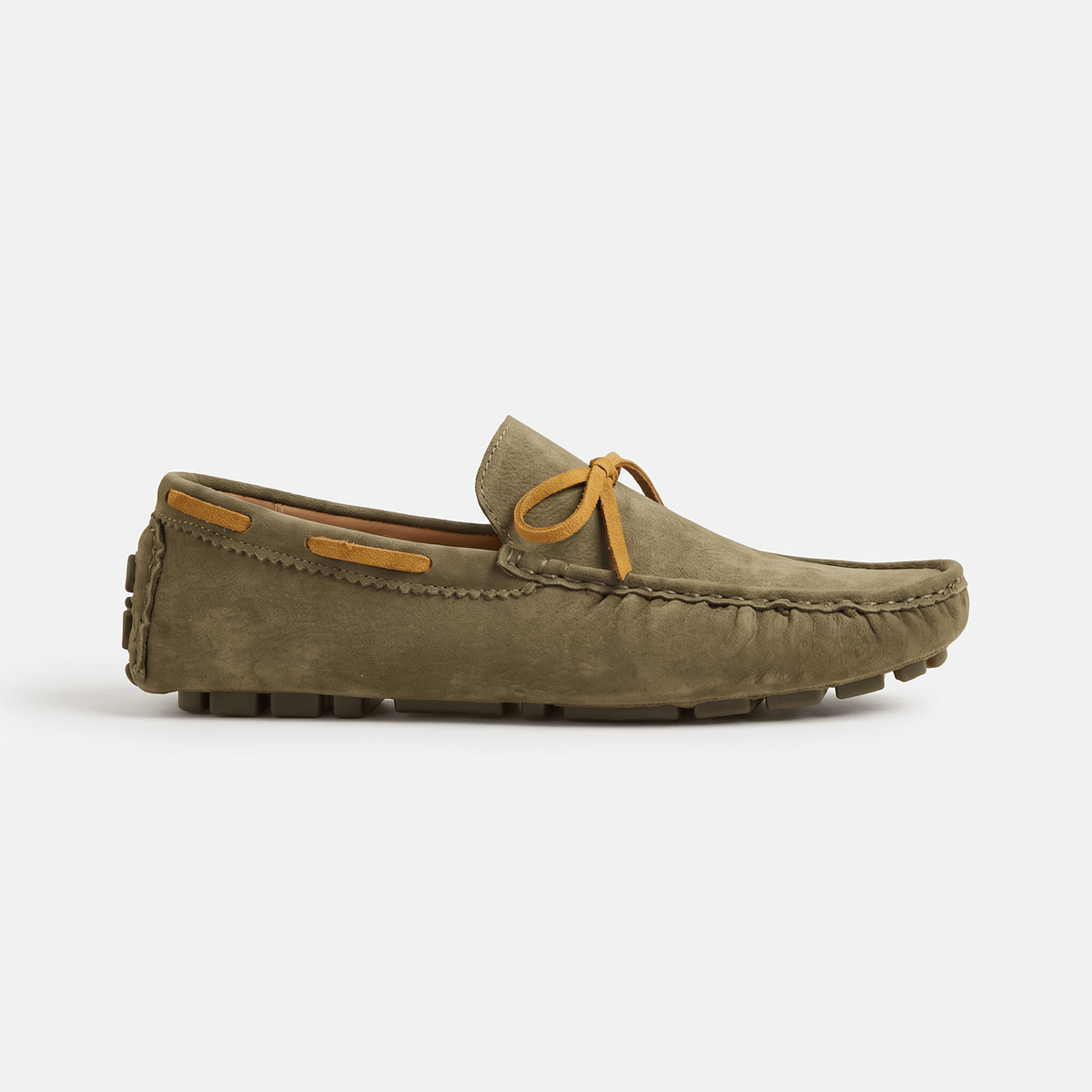 Driving-Style Loafer with Decorative Lace