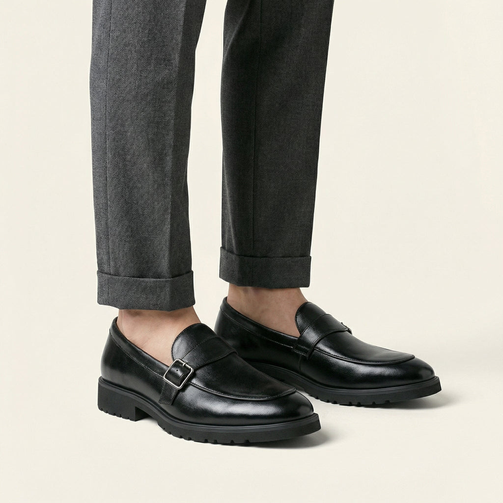 Buckled Monk-Strap Loafer