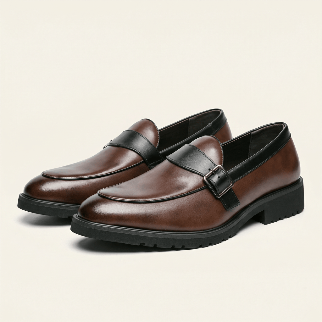 Buckled Monk-Strap Loafer