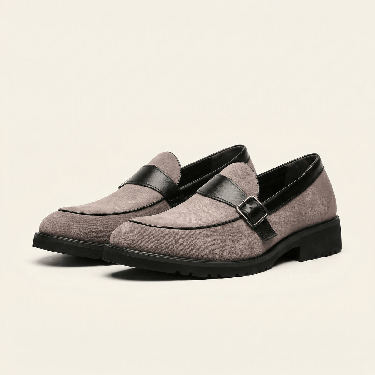 Buckled Monk-Strap Loafer