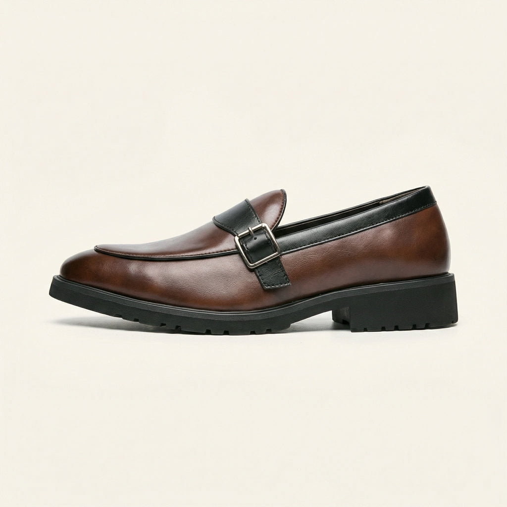 Buckled Monk-Strap Loafer