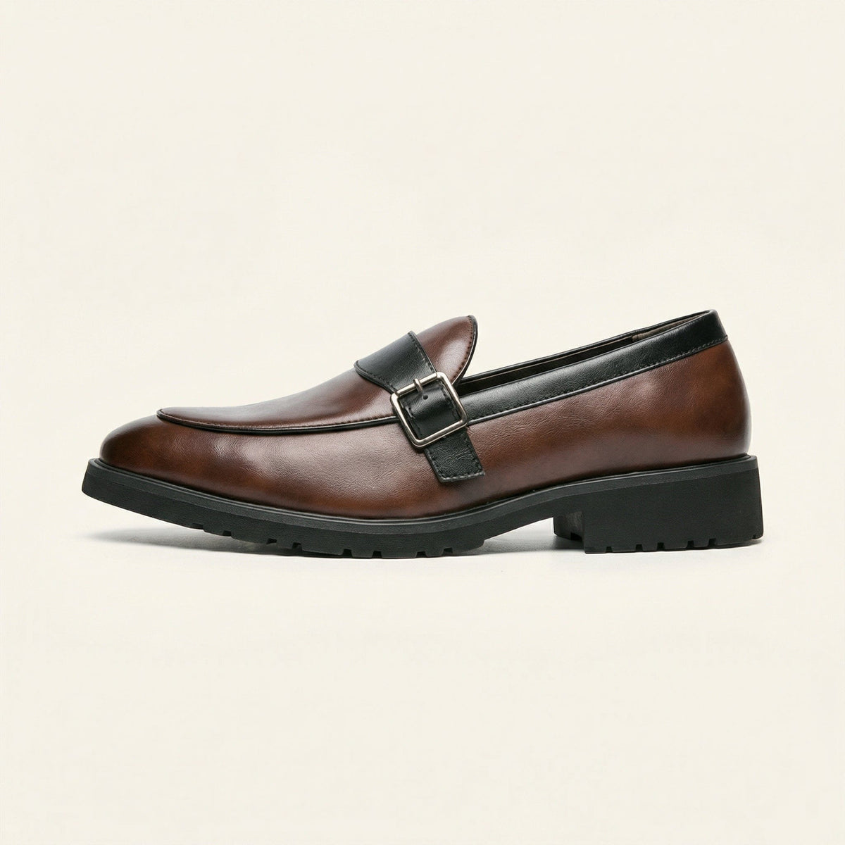 Buckled Monk-Strap Loafer