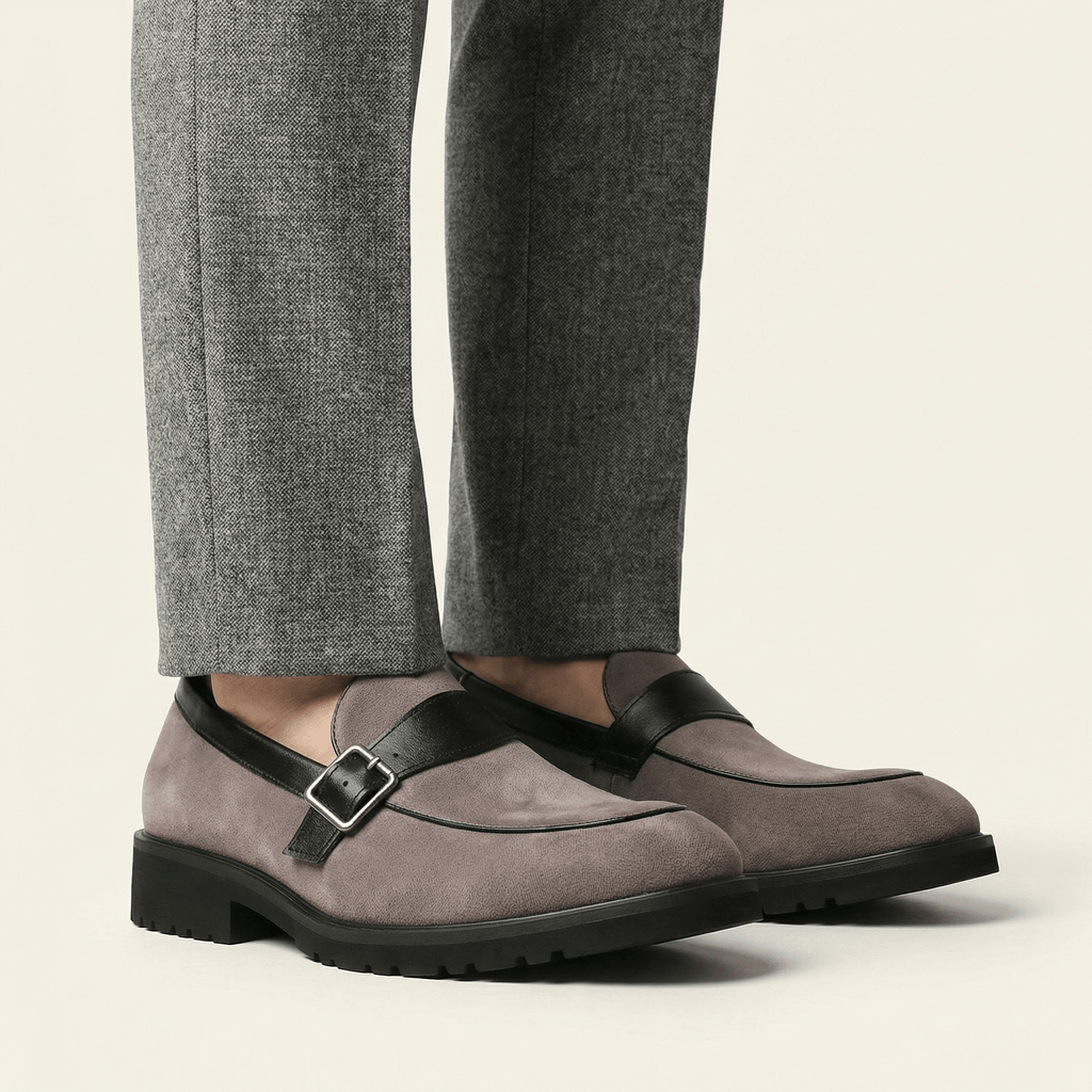 Buckled Monk-Strap Loafer