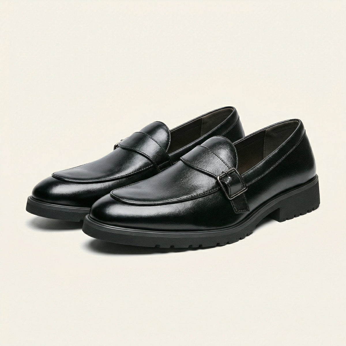 Buckled Monk-Strap Loafer
